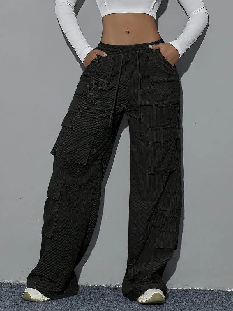 Luneth – Stylish Oversized Cargo Pants