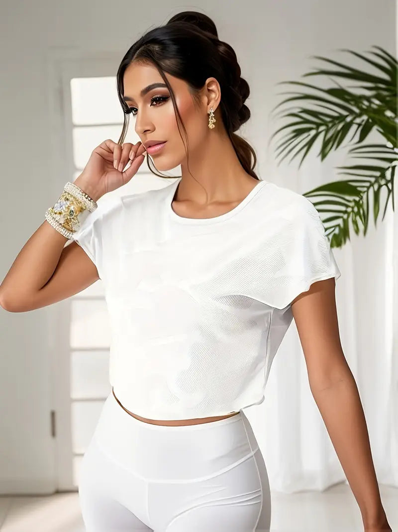 Umbryss – Stylish and Breathable Mesh Crop Top