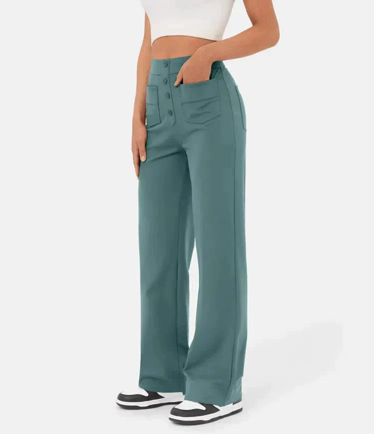 Elegant winter trousers, casual and fashionable