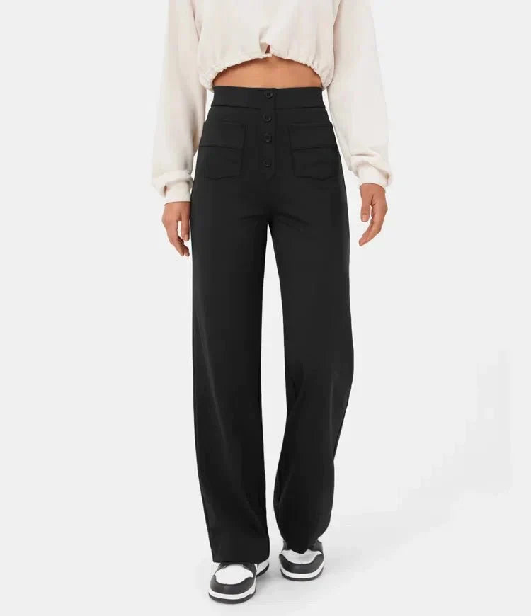 Elegant winter trousers, casual and fashionable