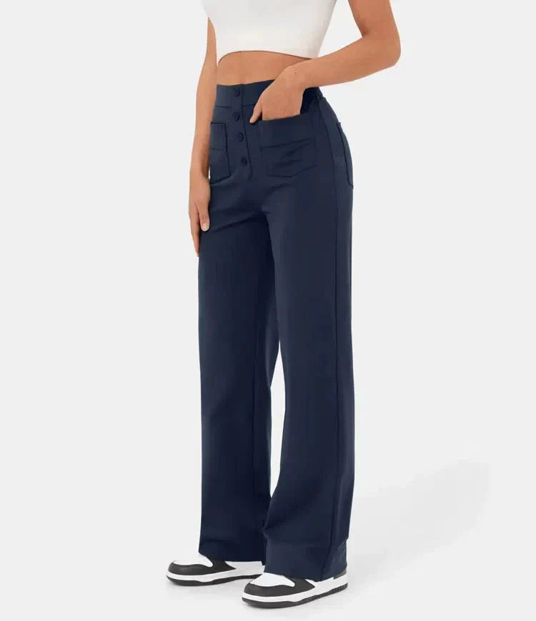 Elegant winter trousers, casual and fashionable