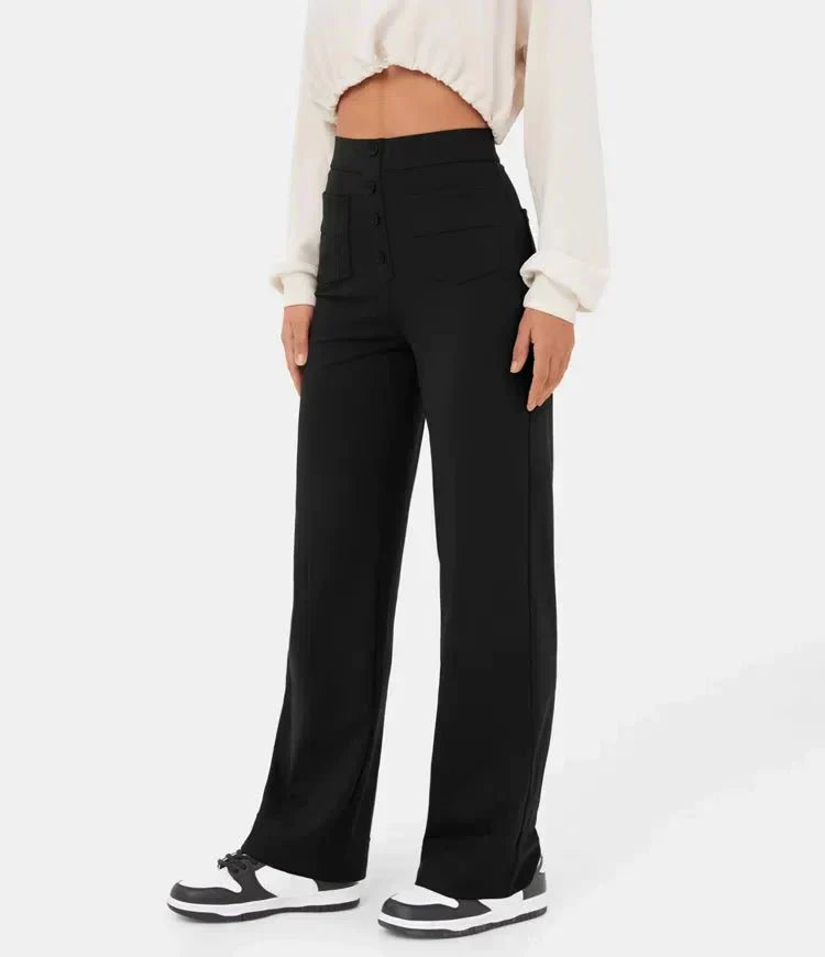 Elegant winter trousers, casual and fashionable