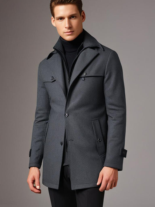 Waterproof winter coat for business