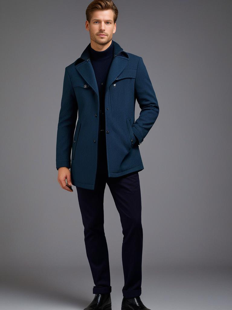 Waterproof winter coat for business