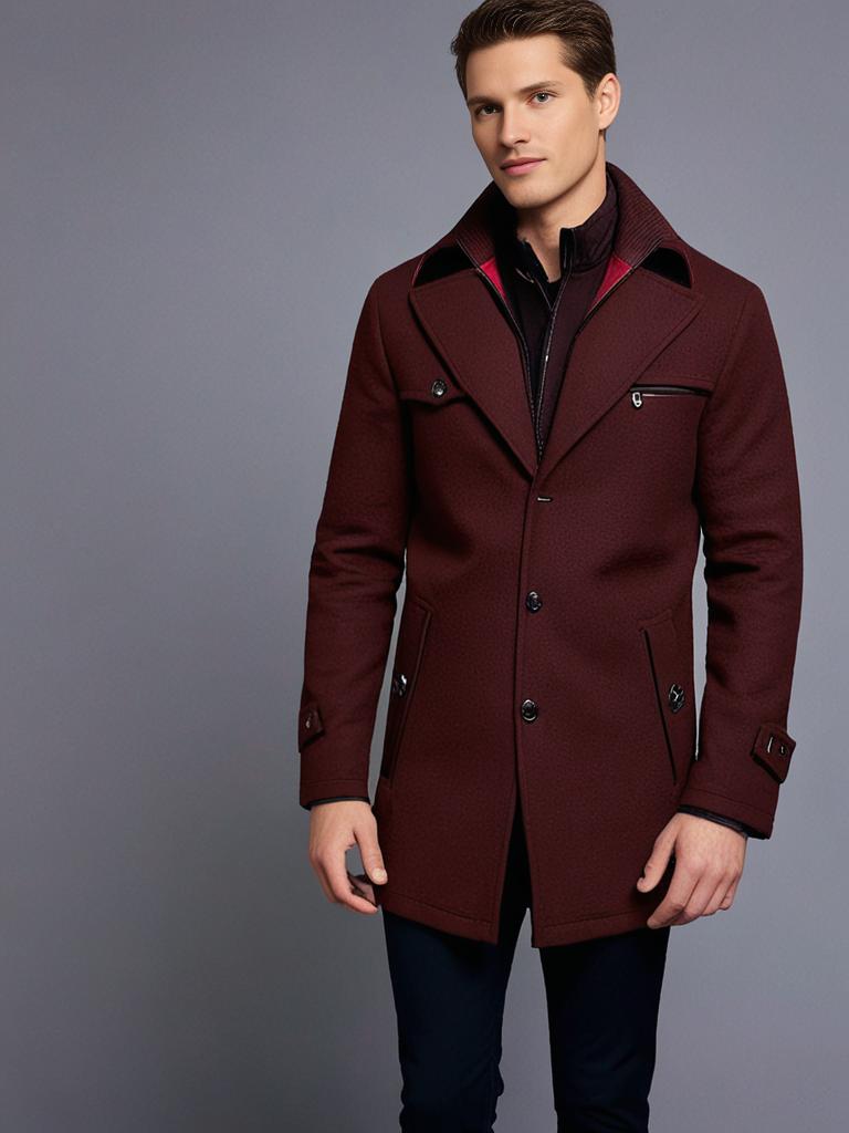 Waterproof winter coat for business