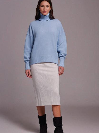 Oversized Cashmere Turtleneck Sweater