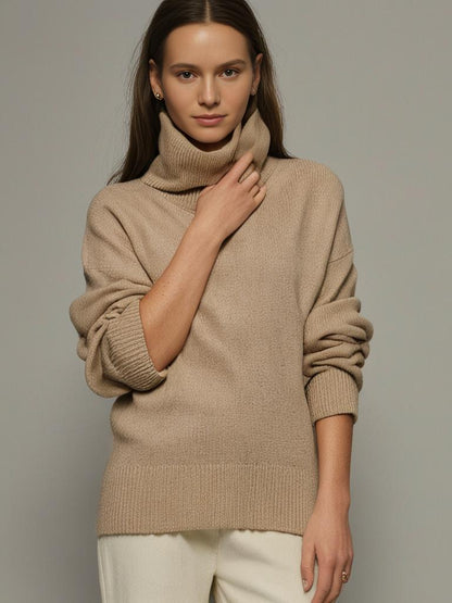 Oversized Cashmere Turtleneck Sweater