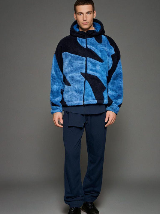 Anton - Warm lambswool jacket with zipper