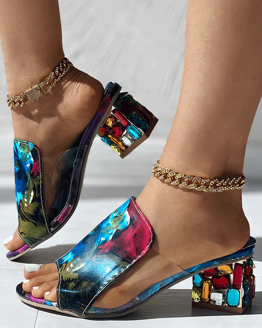 Tovessa – Elegant Mules with Block Heel