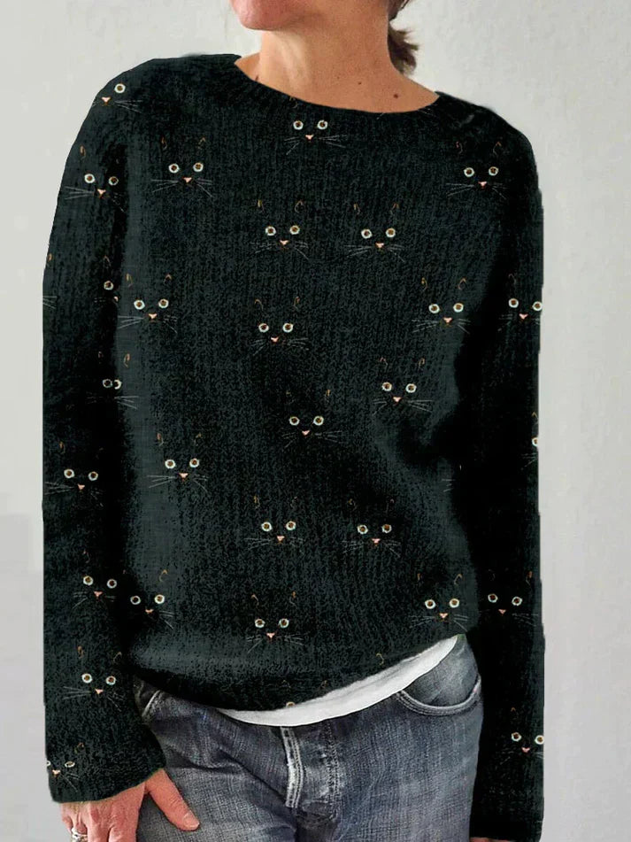Pyper – Knitted Printed Sweater