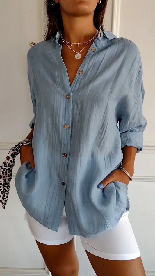 Auberis – High-Quality Cotton Blouse