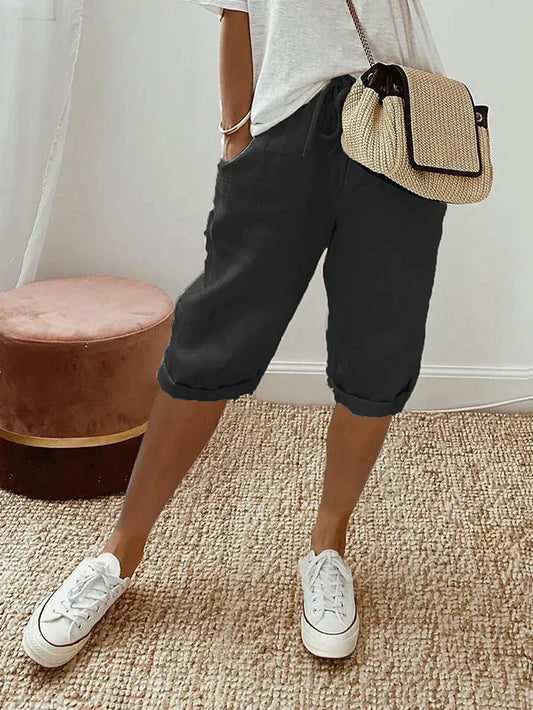 Callista – Casual Linen Shorts