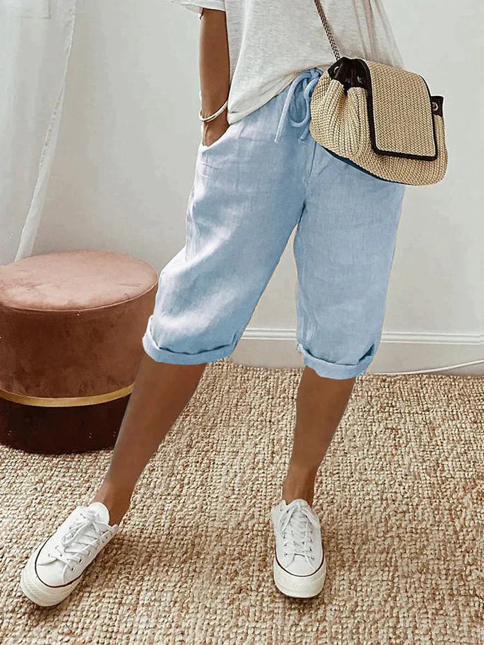 Callista – Casual Linen Shorts