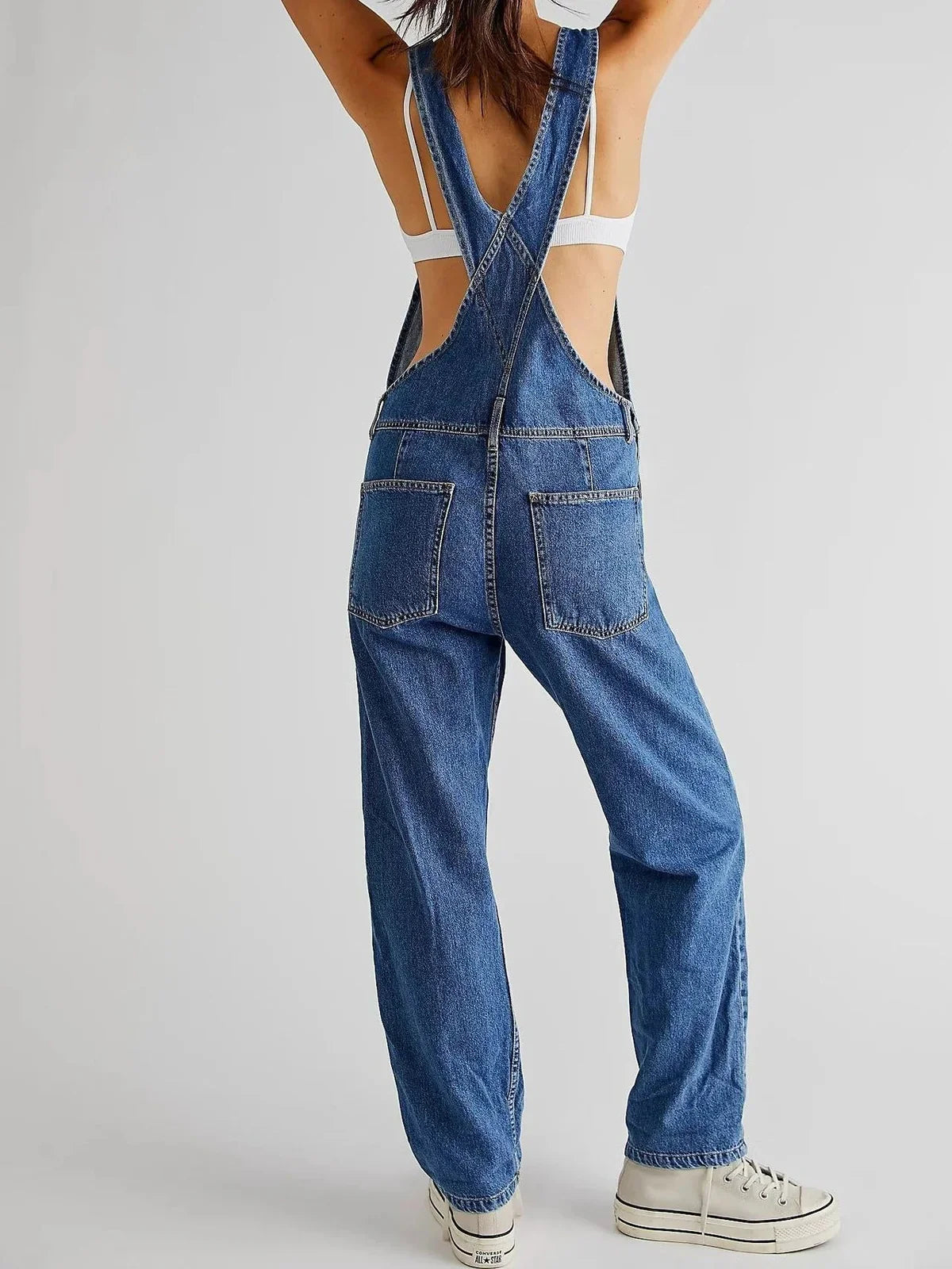 Shaira - Relaxed Fit Classic Denim Overall