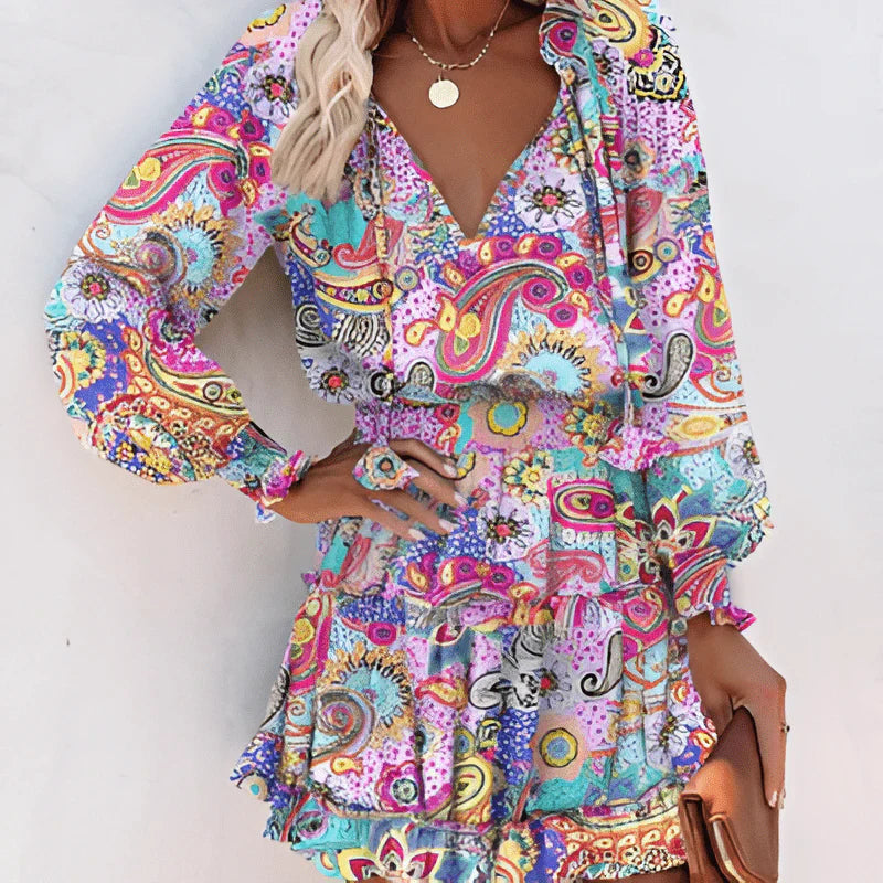 Heilin – Stylish Dress with Vibrant Print