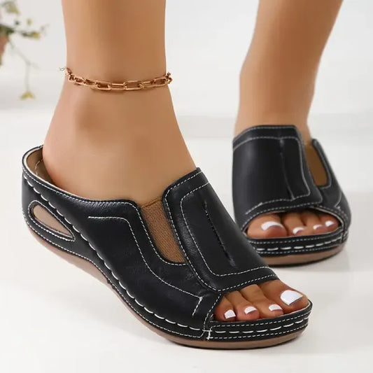 Welcy – High-quality Open-Toe Leather Sandals