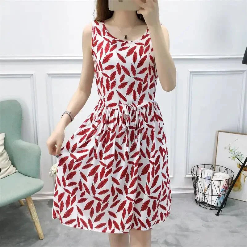 Mayuri – Charming Printed Cotton Mini Dress