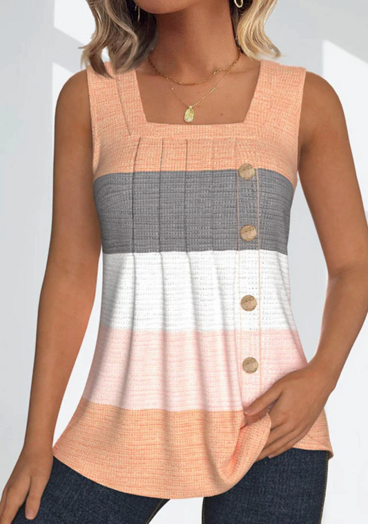Olga – Sleeveless Knitted Top