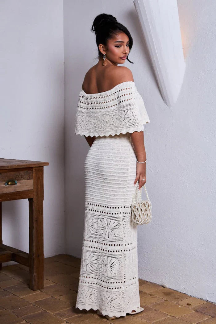 Zyphirith – Beautiful Crochet Off-shoulder Dress