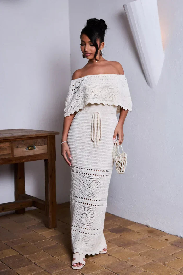 Zyphirith – Beautiful Crochet Off-shoulder Dress
