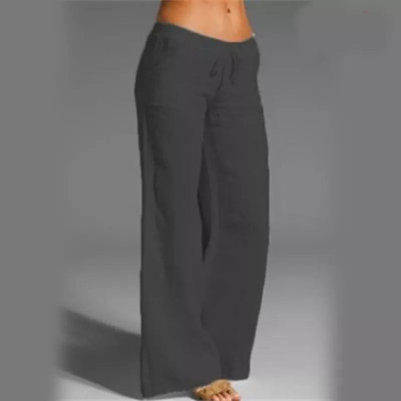 Eluna – High-quality Linen Wide-leg Trousers