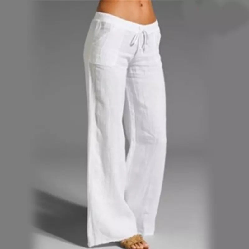 Eluna – High-quality Linen Wide-leg Trousers