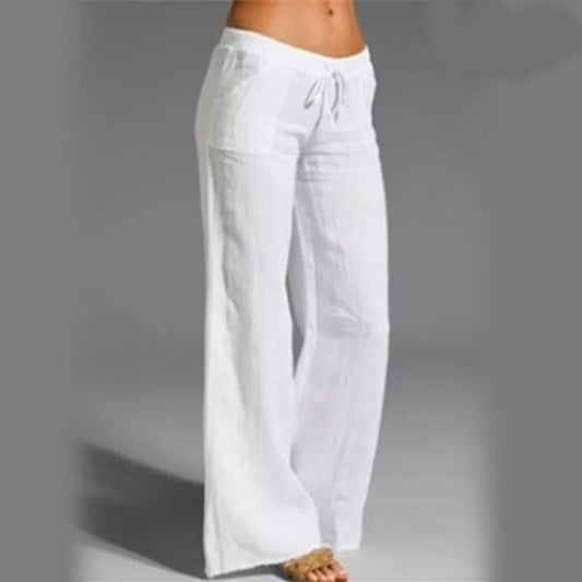 Eluna – High-quality Linen Wide-leg Trousers