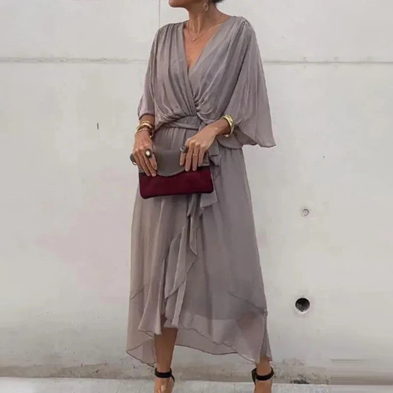 Themis – Elegant Lightweight V-neck Dress