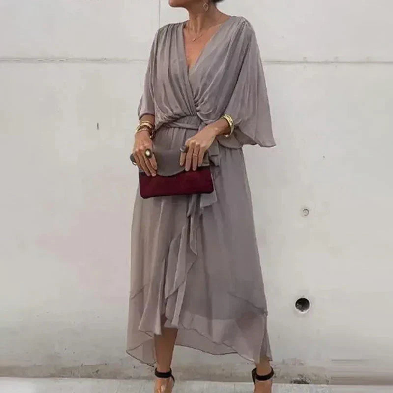 Zera – Boho-chic V-neck Wrap Dress