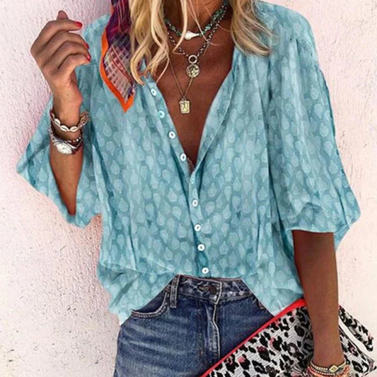 Lyanka – Elegant Button Blouse