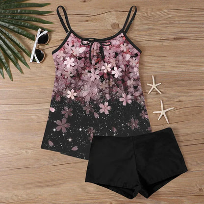 Carly - Two Piece Tankini Swimsuit