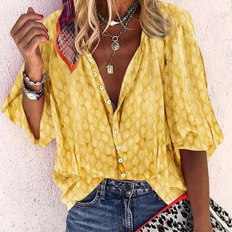 Lyanka – Elegant Button Blouse