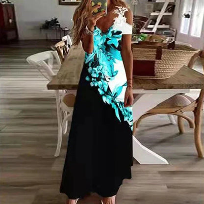 Candice – Printed Maxi Dress
