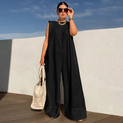 Abby – Sleeveless Wide Leg Jumpsuit