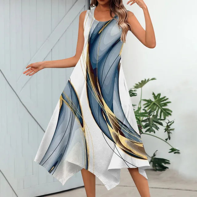 Vishna – Elegant Asymmetric Dress