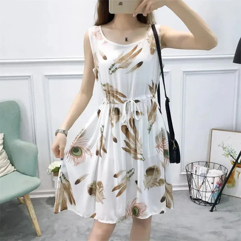 Mayuri – Charming Printed Cotton Mini Dress