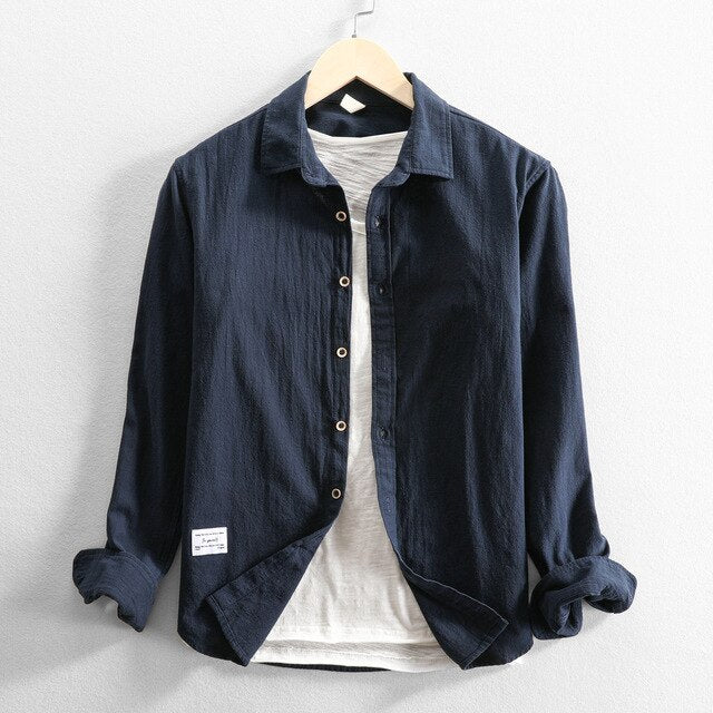 JACKSON - 100% Cotton Plain Shirt