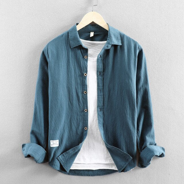 JACKSON - 100% Cotton Plain Shirt