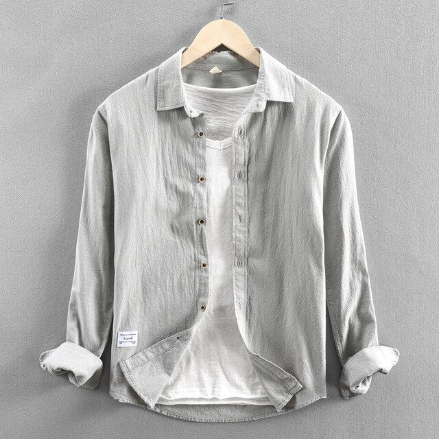 JACKSON - 100% Cotton Plain Shirt