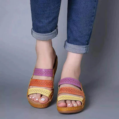 AMELIA - Orthopaedic open toe wedge sandal