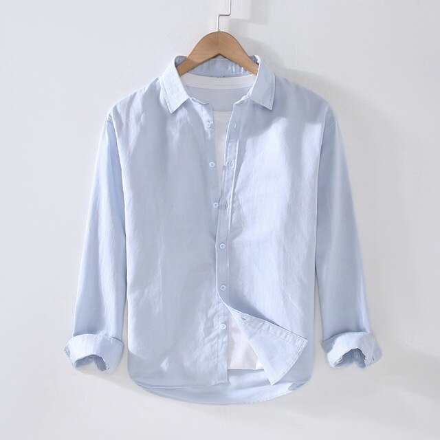 Maks - Cotton and linen summer shirt