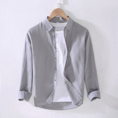 Maks - Cotton and linen summer shirt