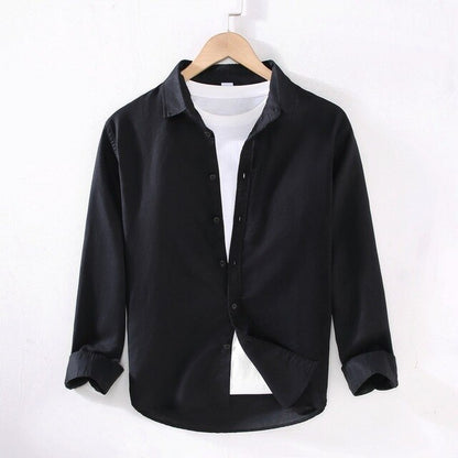 Maks - Cotton and linen summer shirt