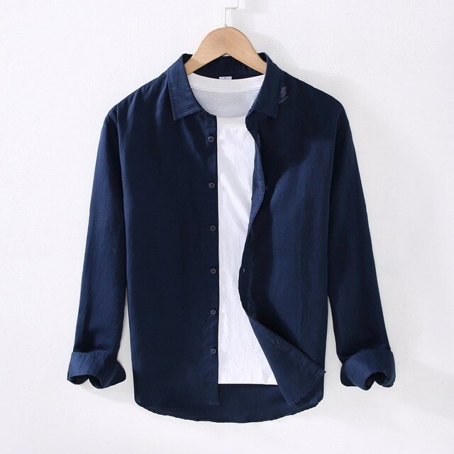 Maks - Cotton and linen summer shirt