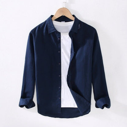Maks - Cotton and linen summer shirt