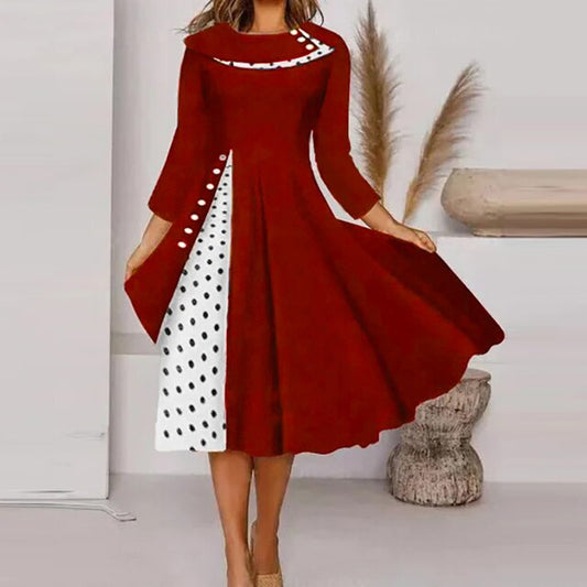 Vittoria - Dress with polka dot print
