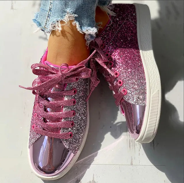 Aria - luxury casual glitter ladies shoe