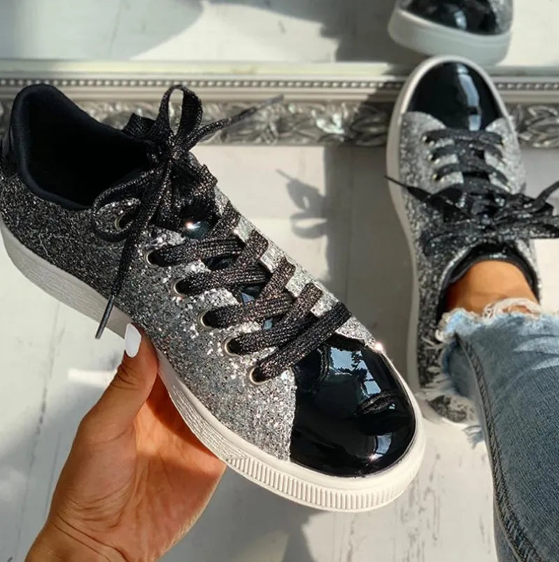 Aria - luxury casual glitter ladies shoe