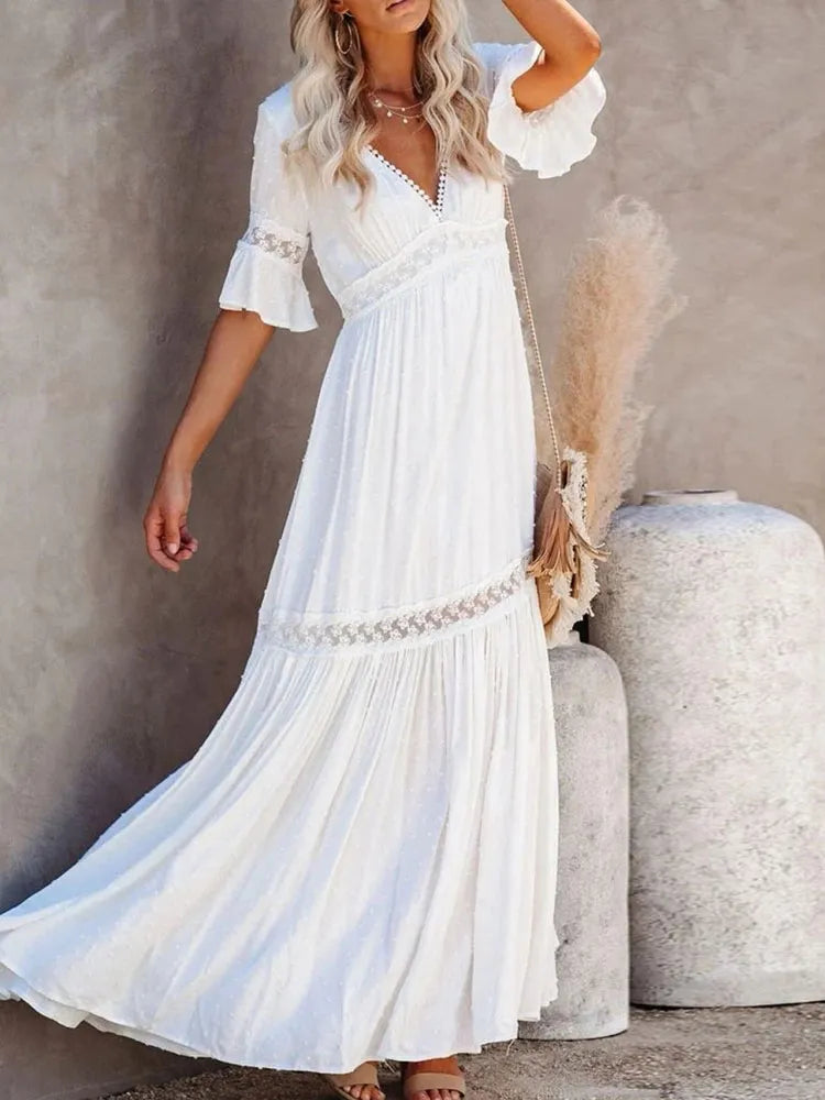 Lusia - White elegant dress