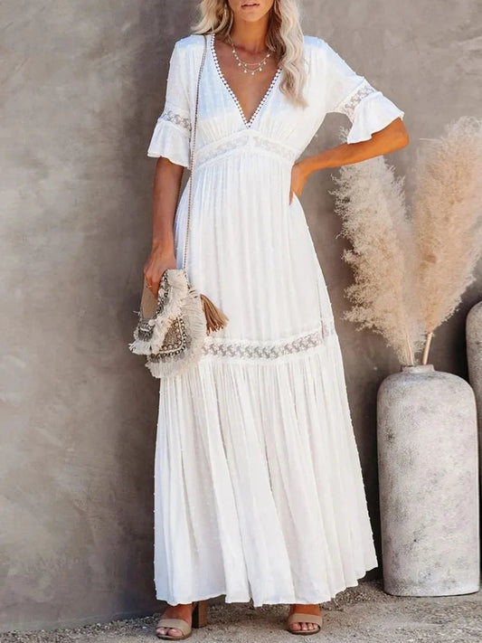 Lusia - White elegant dress